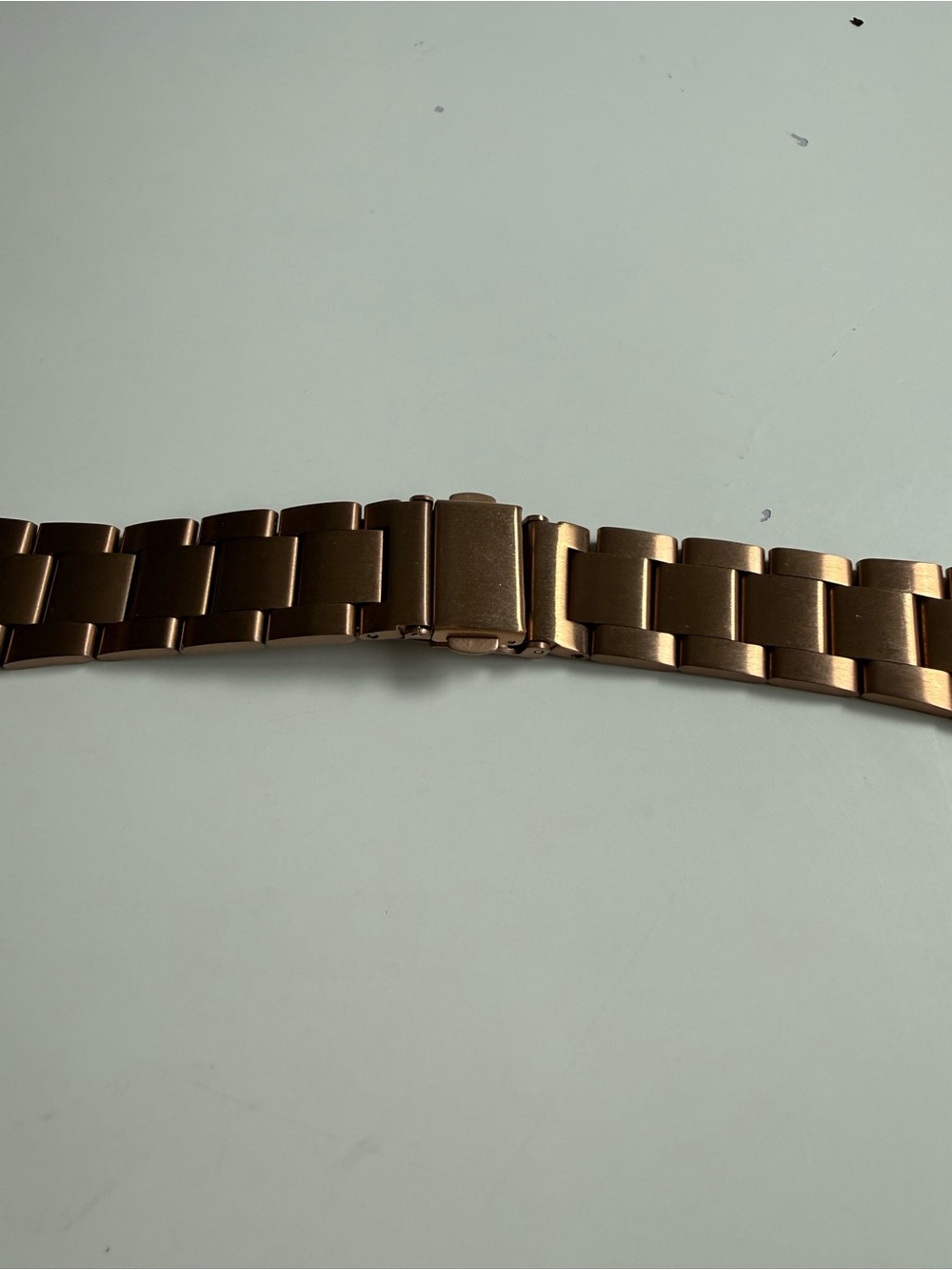 Women's Stainless Steel Apple Watch Bracelet in Rose Gold Tone